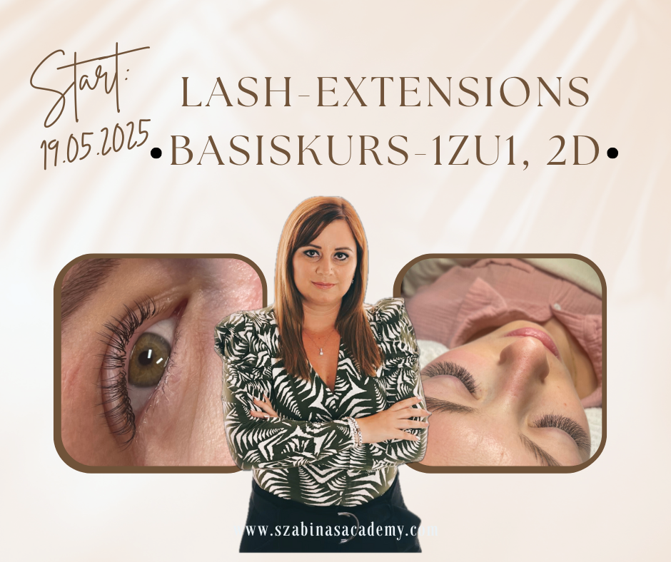 Wimpernverlängerung Basiskurs: Startet am 19.Mai 2025
